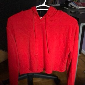 Cropped hoodie